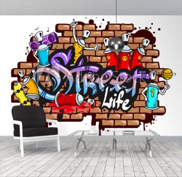 Bild på Graffiti word characters composition